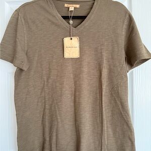 John Varvatos Olive V-Neck T-Shirt